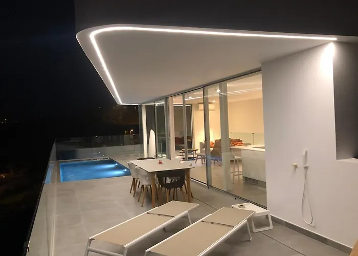 Vila Rocavista - With Heated Rooftop Pool And Amazing Ocean View Costa Adeje (Tenerife)