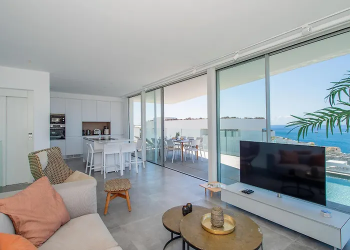 Willa Rocavista - With Heated Rooftop Pool And Amazing Ocean View Costa Adeje (Tenerife)